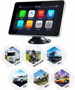 Ossora Navigatiesysteem 7.5 Inch - Apple Carplay (wireless) - Android Auto - Draadloos - Bluetooth - TomTom GO 9 Ossora Navigatiesysteem 7.5 Inch - Apple Carplay (wireless) - Android Auto - Draadloos - Bluetooth - TomTom GO -Brodit Shop 550x662