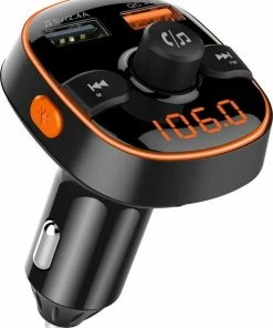 Viatel Bluetooth FM Transmitter - Autolader - Bluetooth Carkit -Brodit Shop 550x687