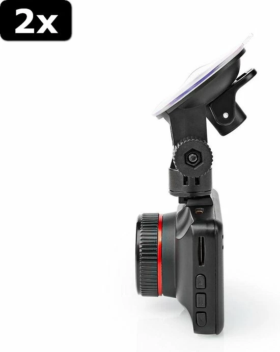 2x Nedis DCAM15BK Dashcam Full Hd 1080 P 1 Ch 3,0 Inch Kijkhoek Van 120? Metalen Behuizing 3 2x Nedis DCAM15BK Dashcam Full Hd 1080 P 1 Ch 3,0 Inch Kijkhoek Van 120? Metalen Behuizing - Afbeelding 3