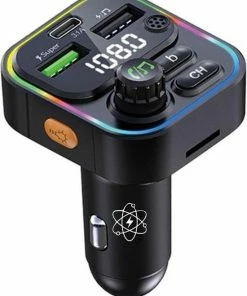 Slimtron Slimtron C16 ? BT 5.0 FM Transmitter 22.5W - Snelladen - 1.5x Sneller Dan Snellader - SD Kaart - USB - Autoradio