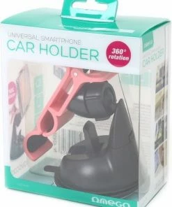 Omega OUCHABP Houder Auto Actieve Houder Zwart, Roze -Brodit Shop 550x717 3