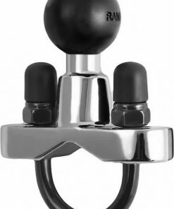 RAM Mount Chrome Rail Base With Stainless Steel