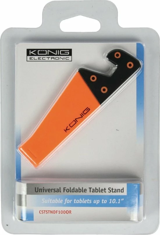 Konig Universal Tablet Stand Foldable Orange 4 Konig Universal Tablet Stand Foldable Orange - Afbeelding 4